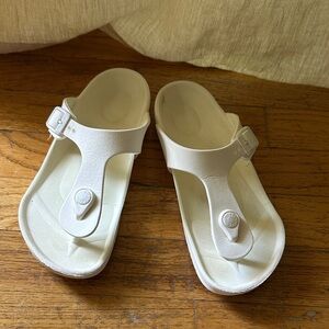 Birkenstock White Kids Sandals